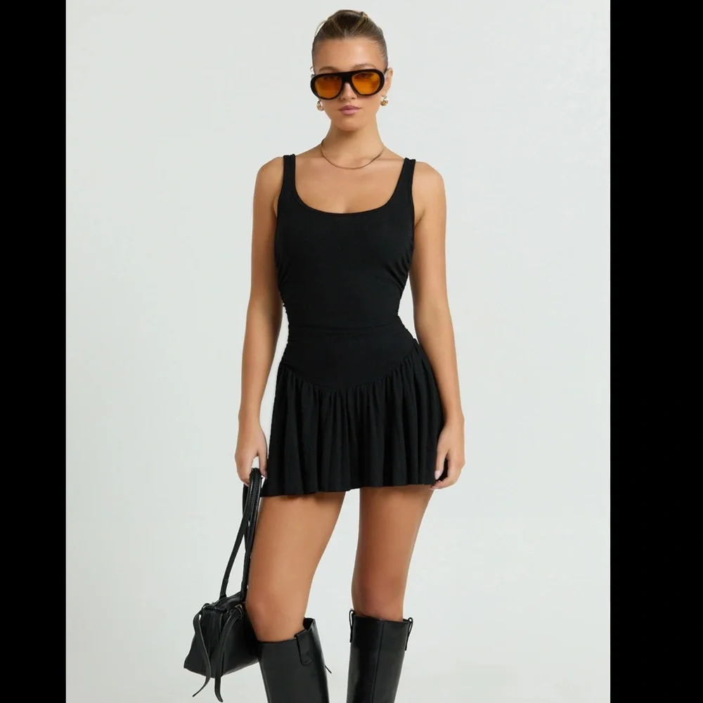 Lioness Elegant Black Sleeveless Mini Dress - Picture 8 of 8